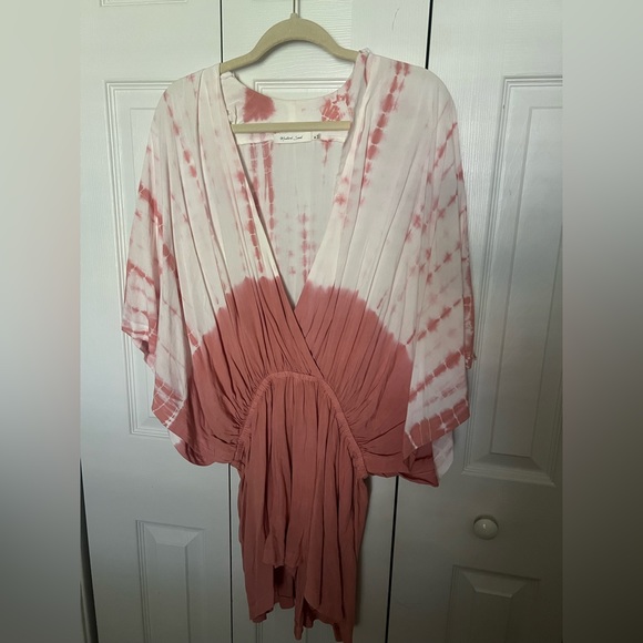 Mustard Seed Pants - Pink tie dye romper